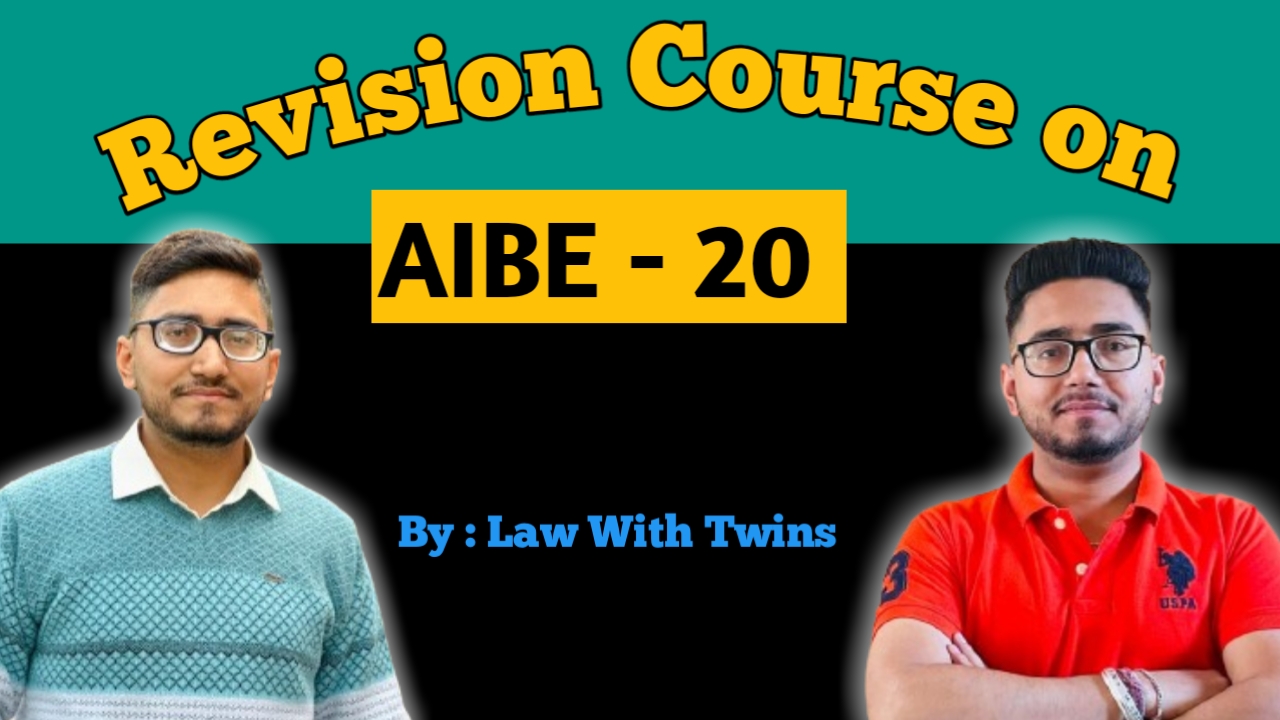 Revision Course on AIBE-20