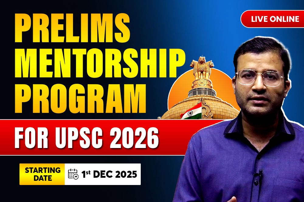 Prelims Mentorship Program (PMP) for UPSC 2026