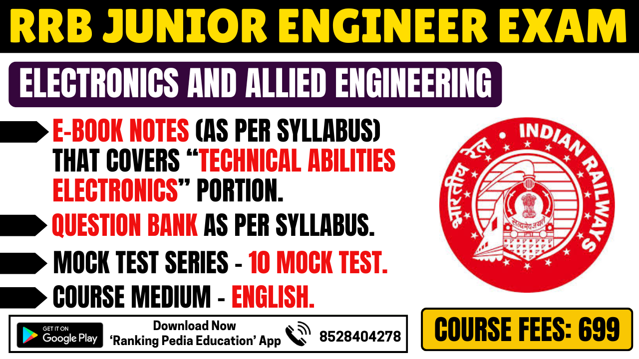 RRB JE - Electronics and Allied Engineering Complete Exam Course