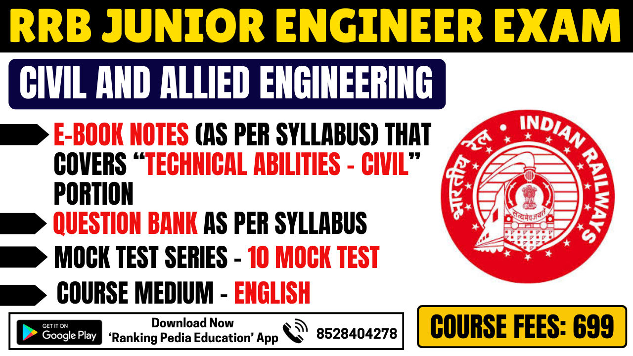 RRB JE - Civil and Allied Engineering Complete Exam Course