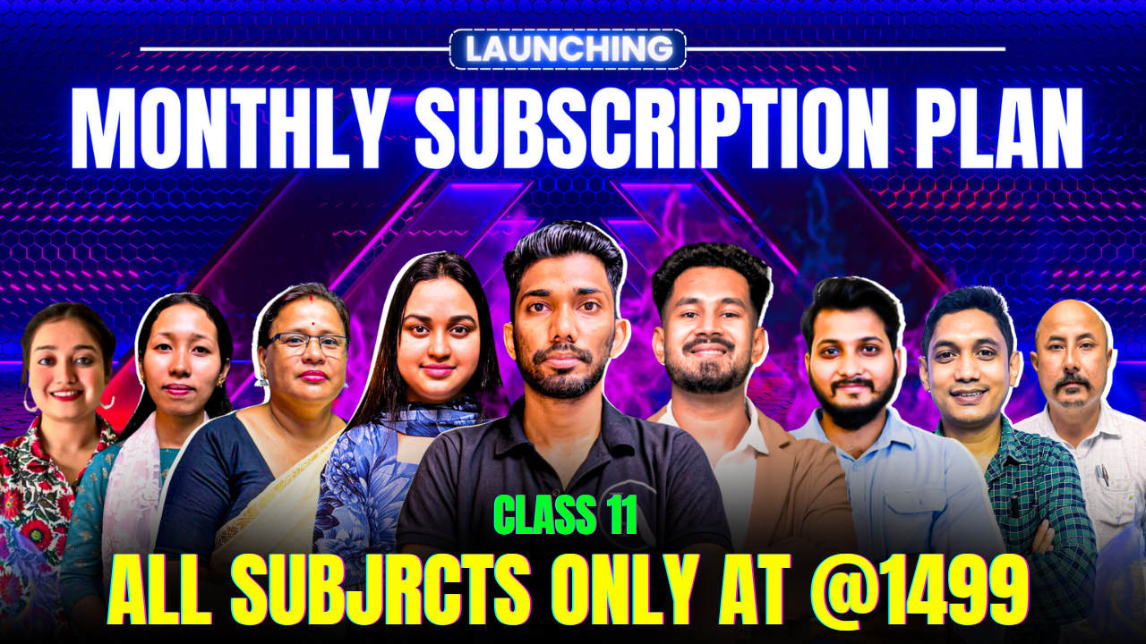 Class 11 Monthly Subscription Plan - All Subjects