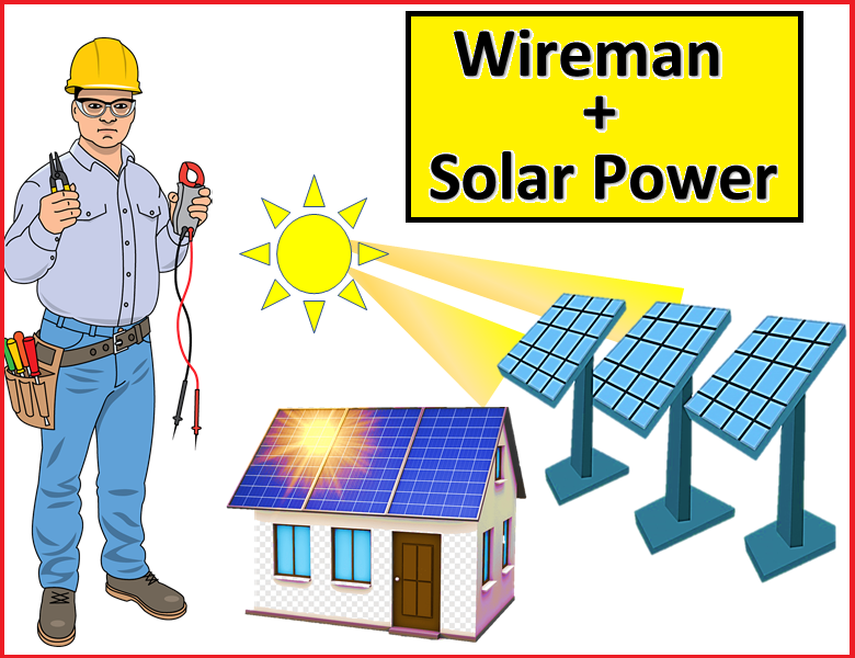 Wireman + Solar Power System in Hindi