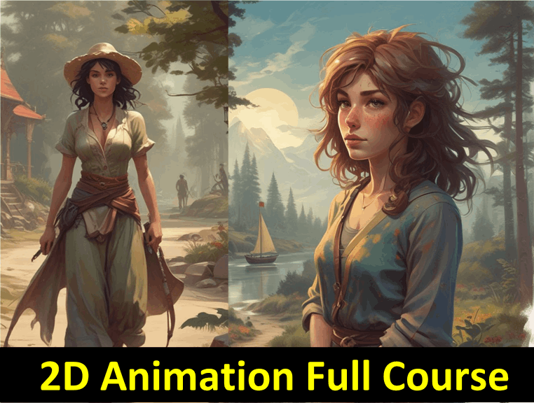 2D Animation एनीमेशन Full Course
