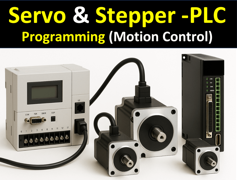 PLC with Servo & Stepper Programming (Motion Control)
