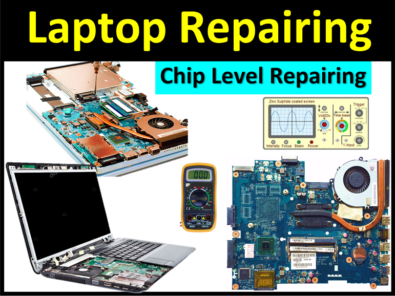 Laptop Board Repairing (Chip Level) लैपटॉप की मरम्मत