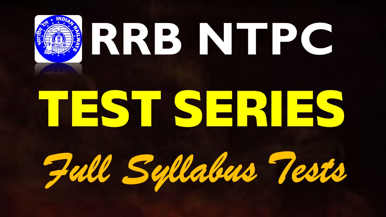 RRB NTPC  Test Series