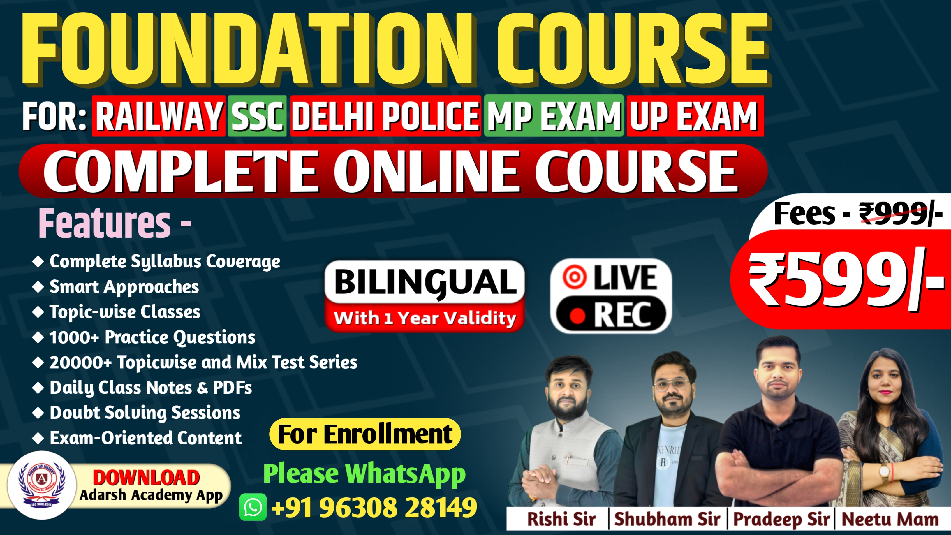 Complete Foundation Course For All Exams