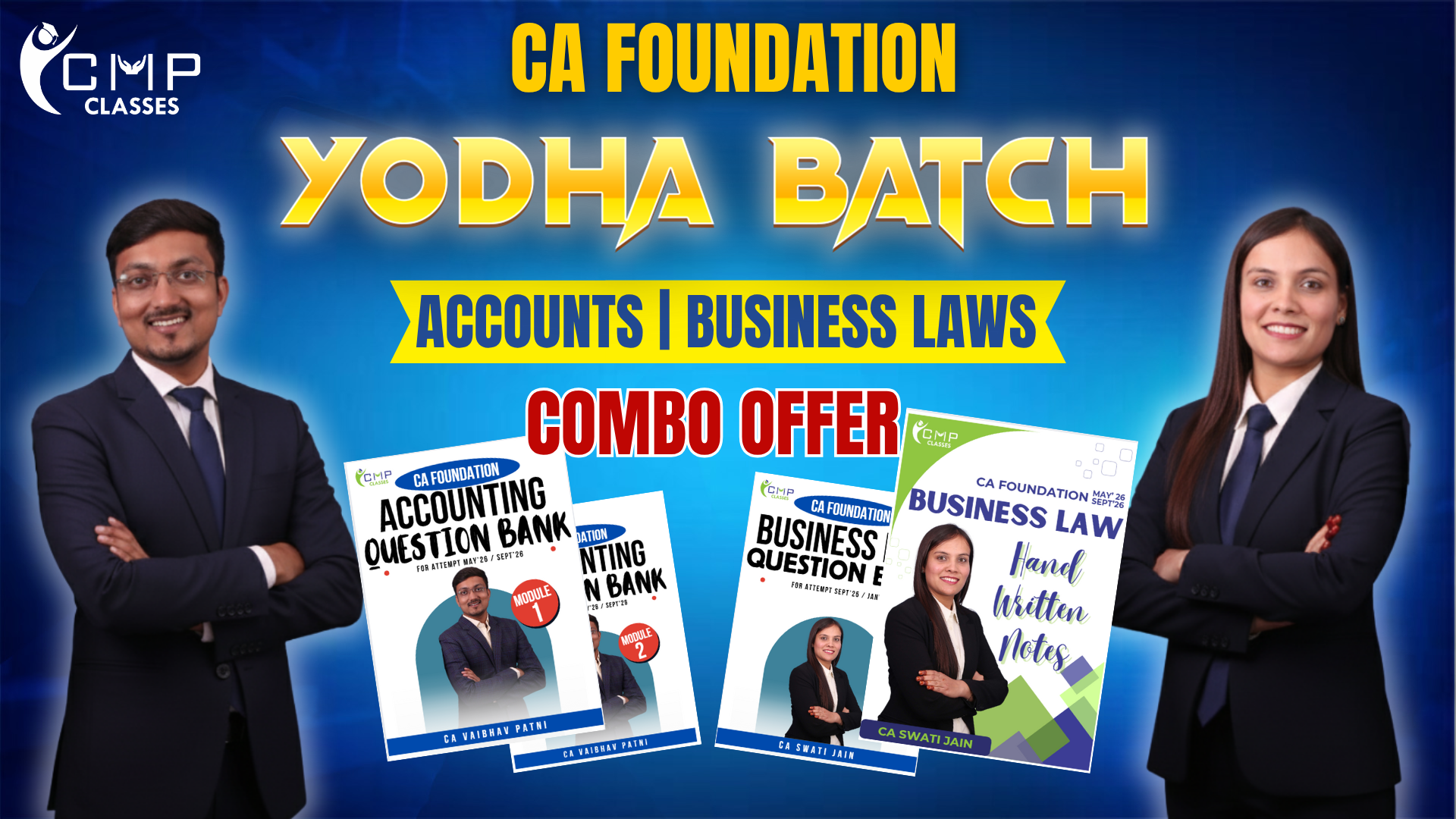 CA Foundation Yodha Batch Accounts and Laws Combo