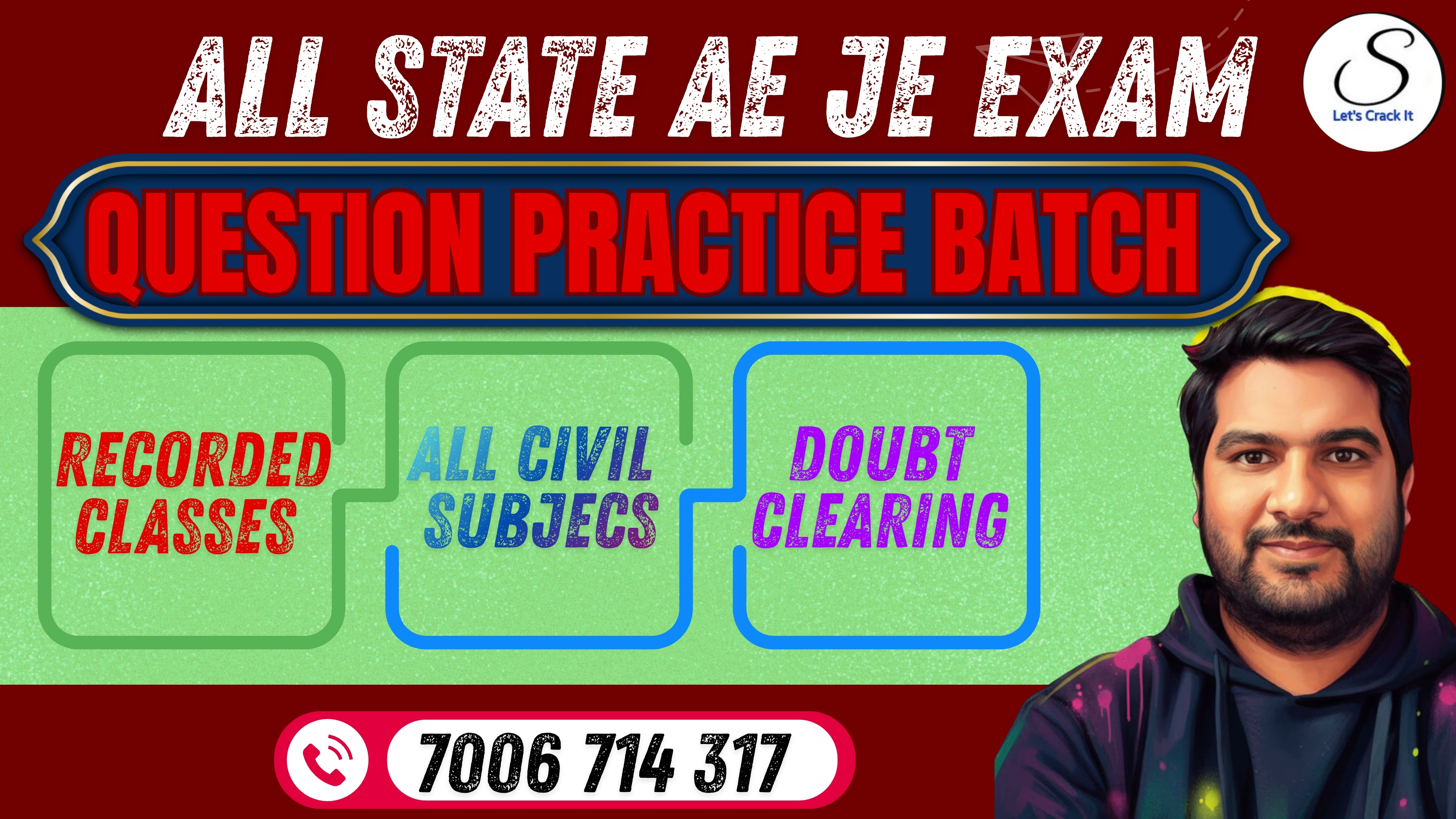 State AE/JE Civil -Question Practice Batch