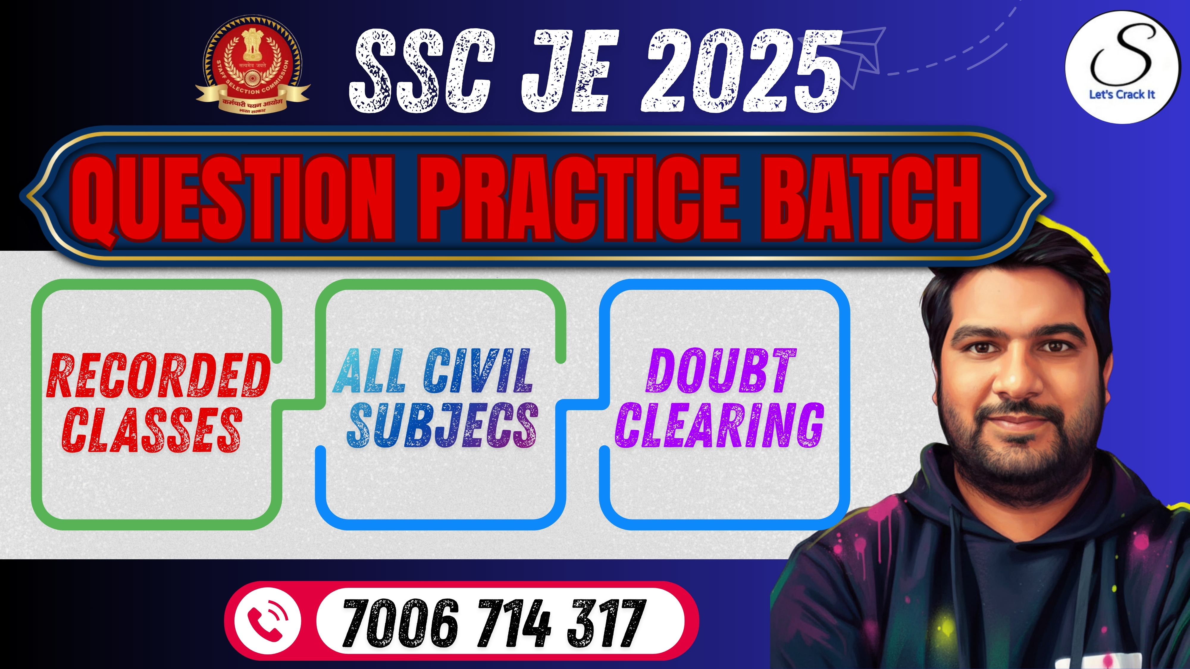 SSC JE Civil-2025 Question Practice Batch