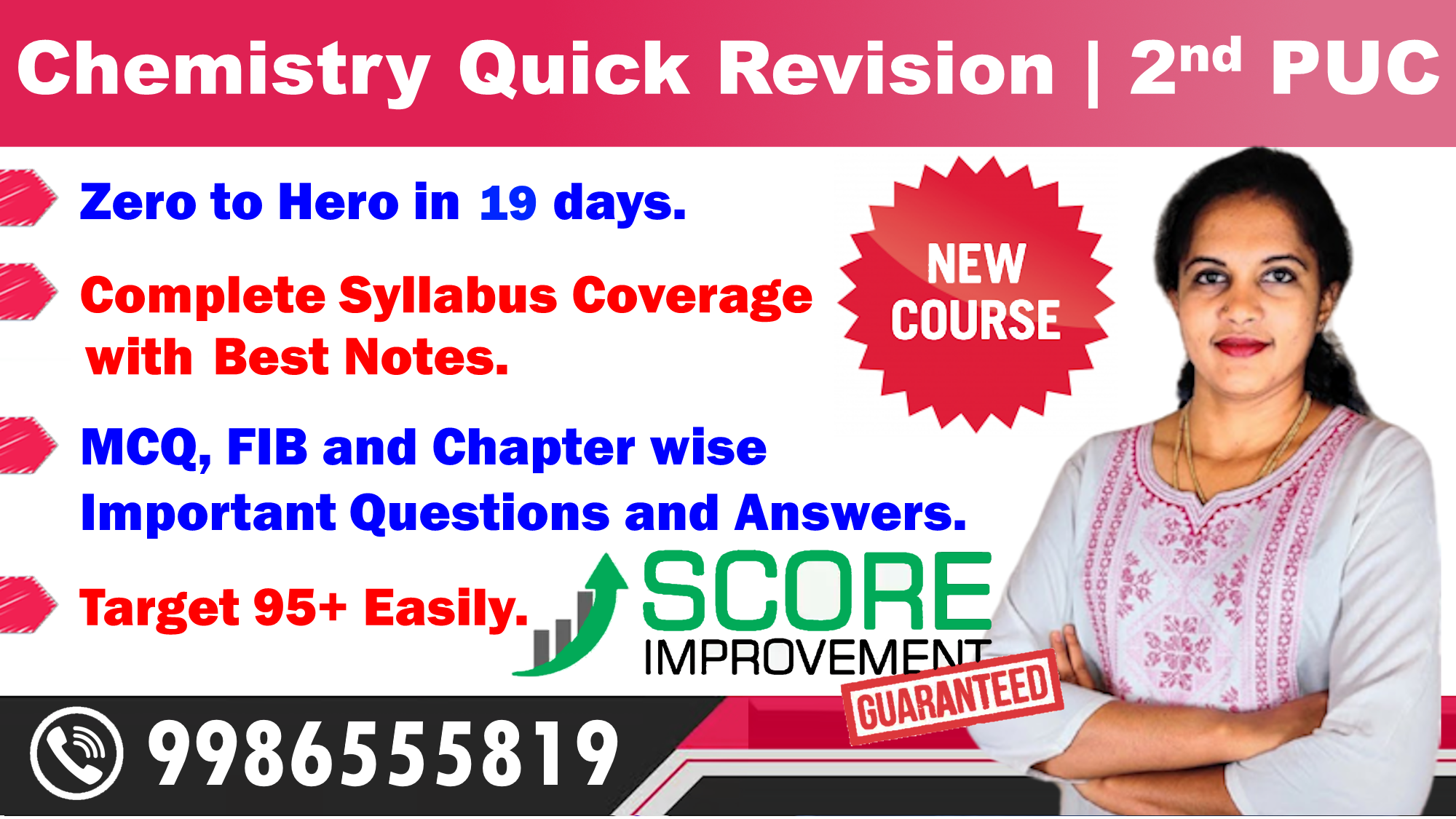 Chemistry Quick Revision (2nd PUC)