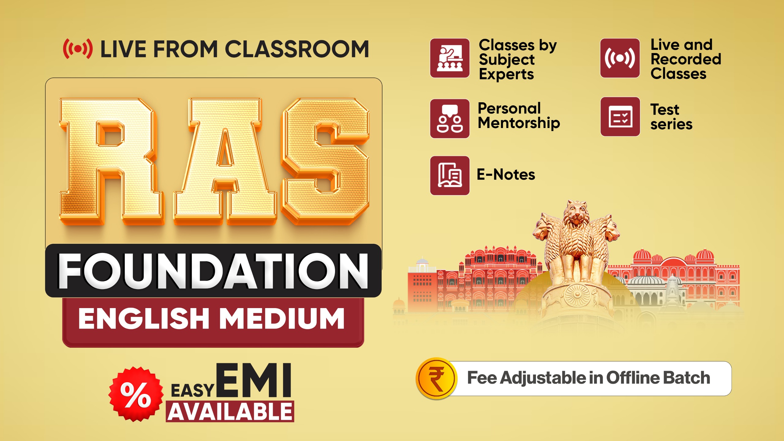 RAS Foundation (English Medium) Live from Classroom November 2025