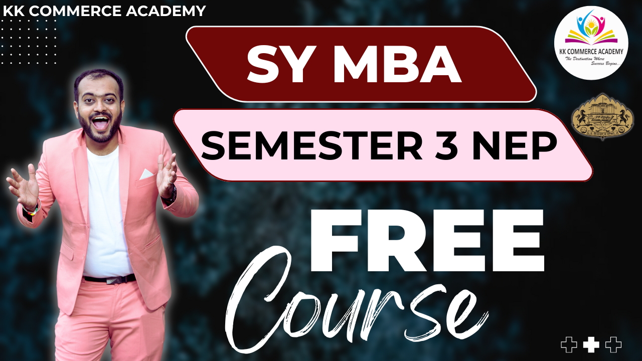 MBA Semester 3 Free Course