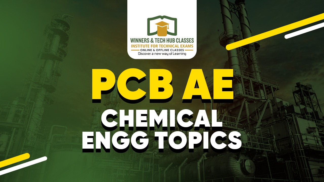 PCB AE -Chemical Engg Topics only