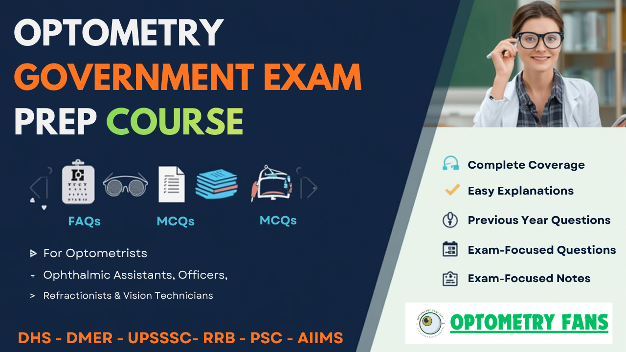 OPTOMETRY GOVT EXAM PREPRATION