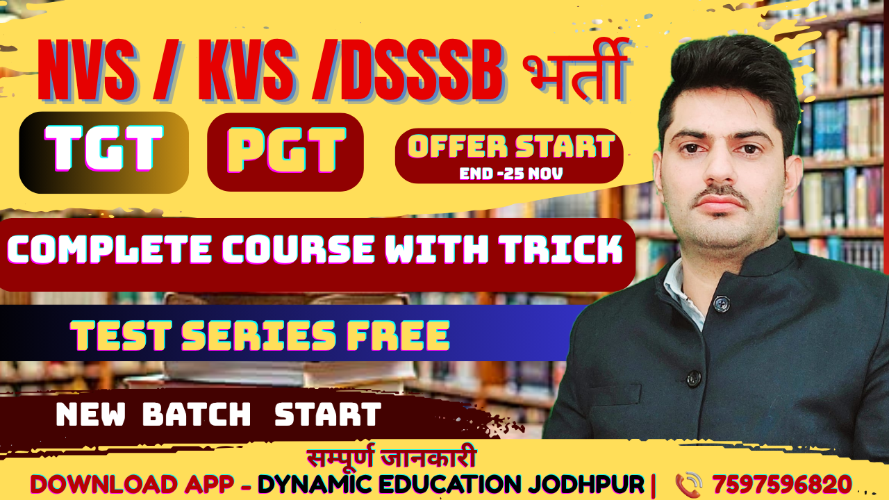 KVS  NVS DSSSB TGT /PGT