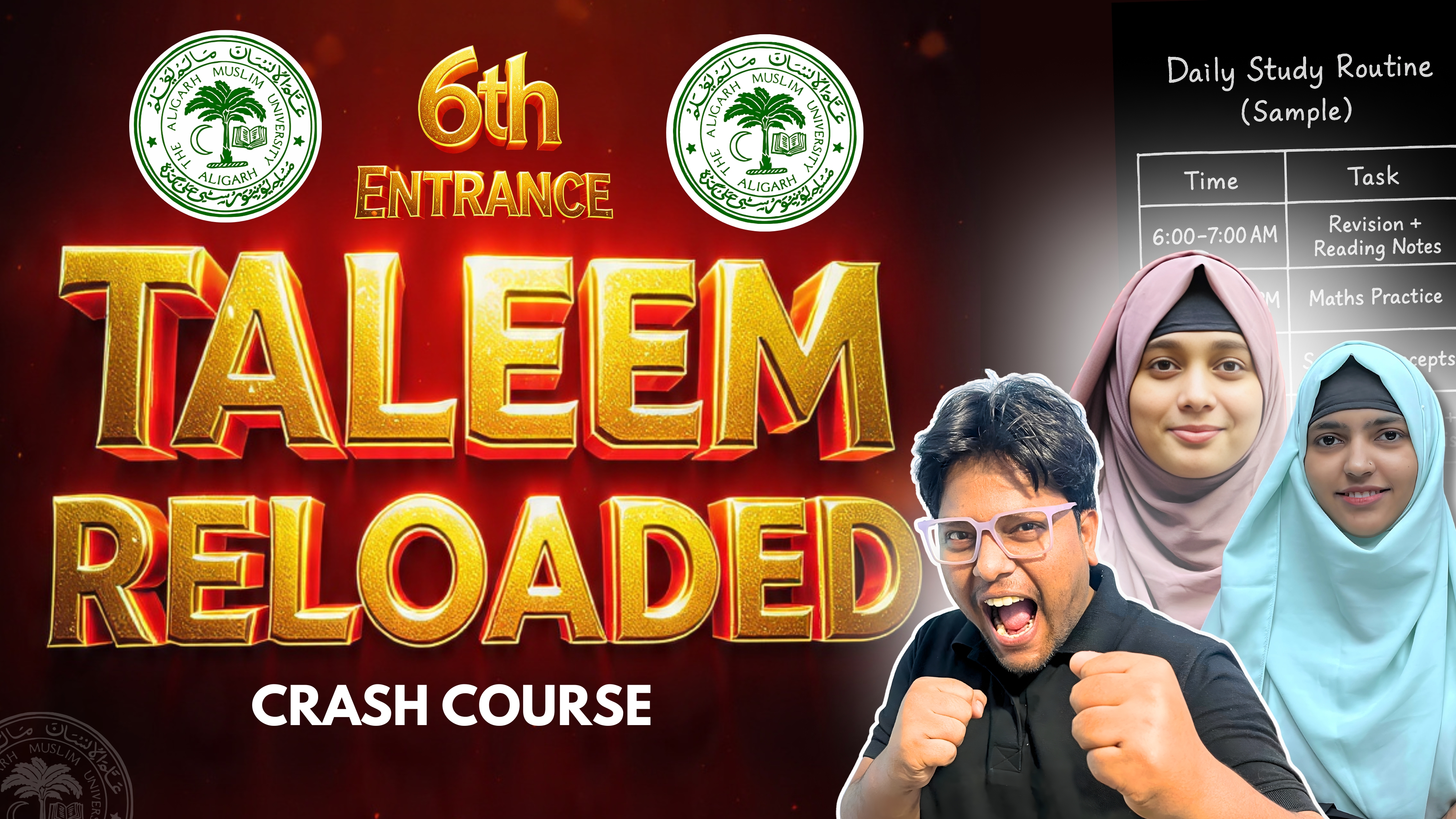 Taleem Reloaded 6th Entrance CRASH COURSE 2026