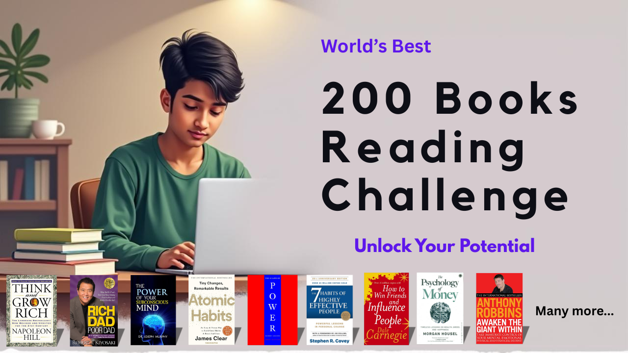 200 Books Reading Challenge: Transform Your life