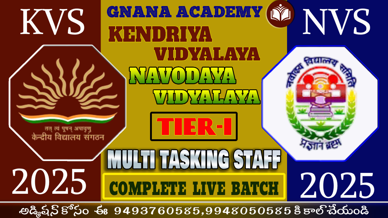 MTS 2025–26 KVS & NVS Complete Course | 150+ Hours Live Classes | e-Study Material + Tests