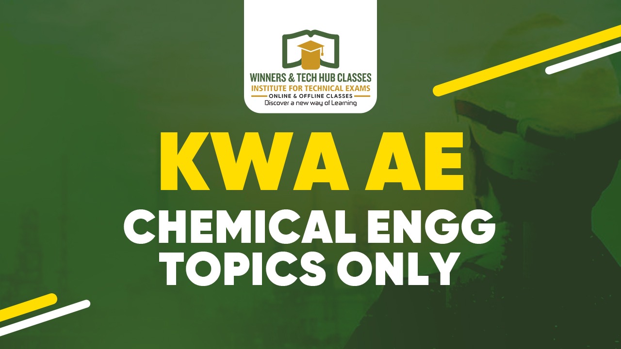 KWA AE - CHEMICAL ENGG TOPICS