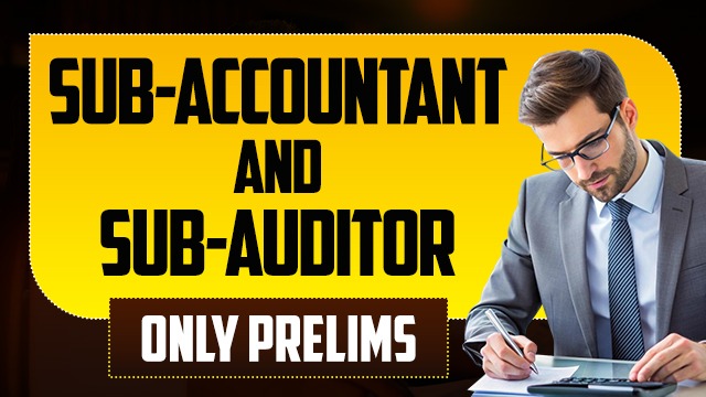 Sub-Accountant & Sub-Auditor Live Batch