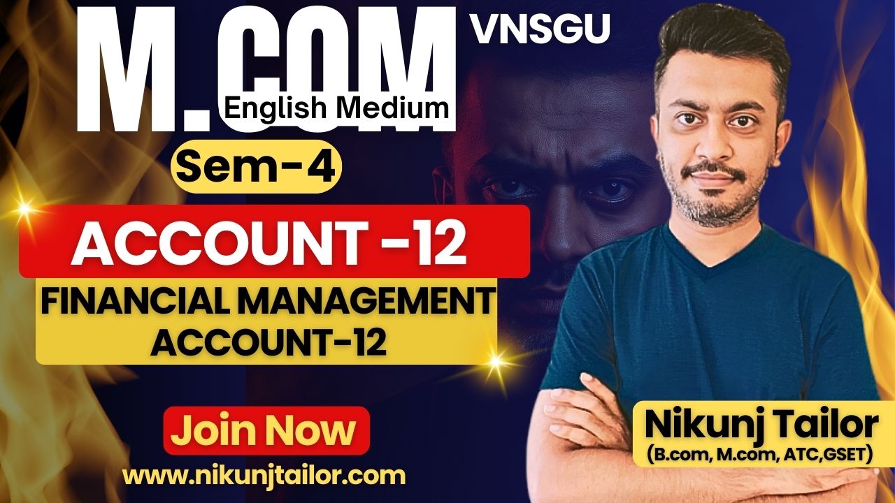 Account -12 (M.com sem-4)