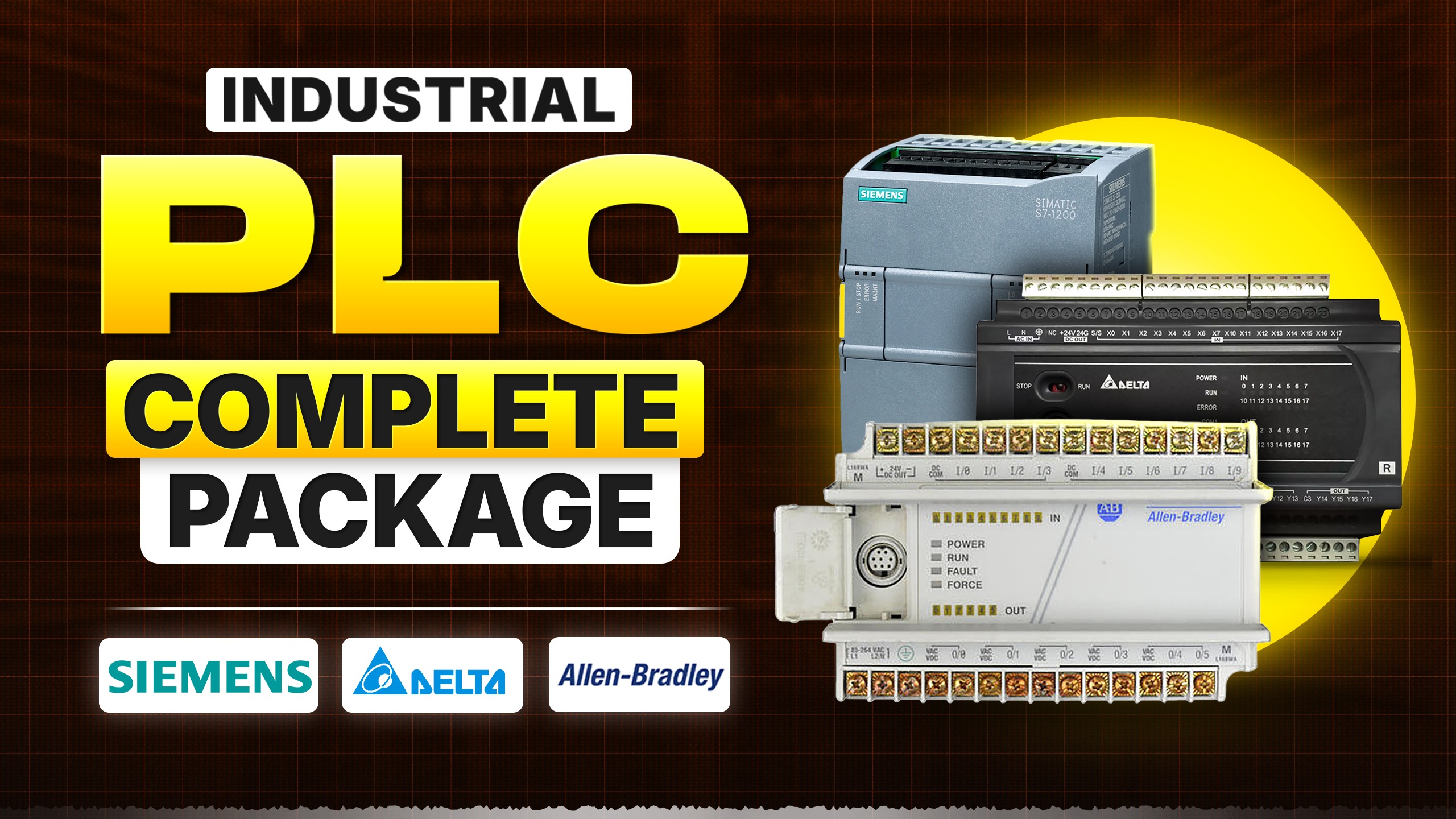 PLC Complete Industrial Package - Zero to Advanced