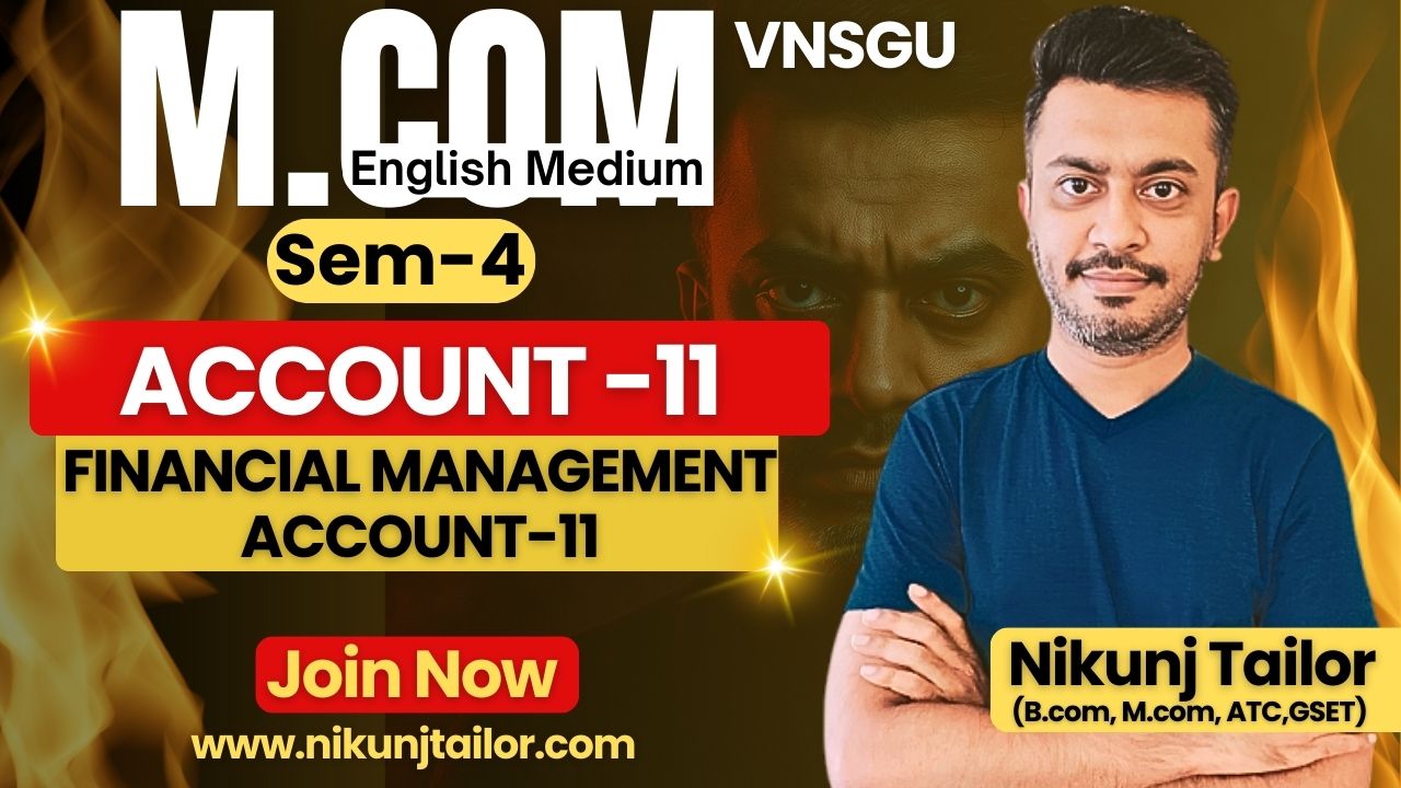 Account -11 (M.com sem-4)