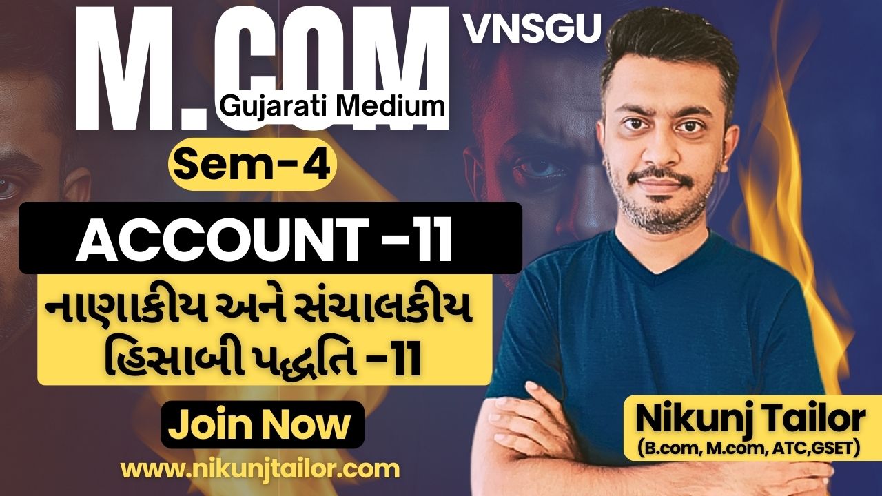 Account -11 (M.com sem-4)