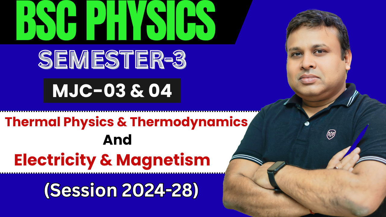 PHYSICS | Semester 3 | MJC-03 & 04 |2024-28