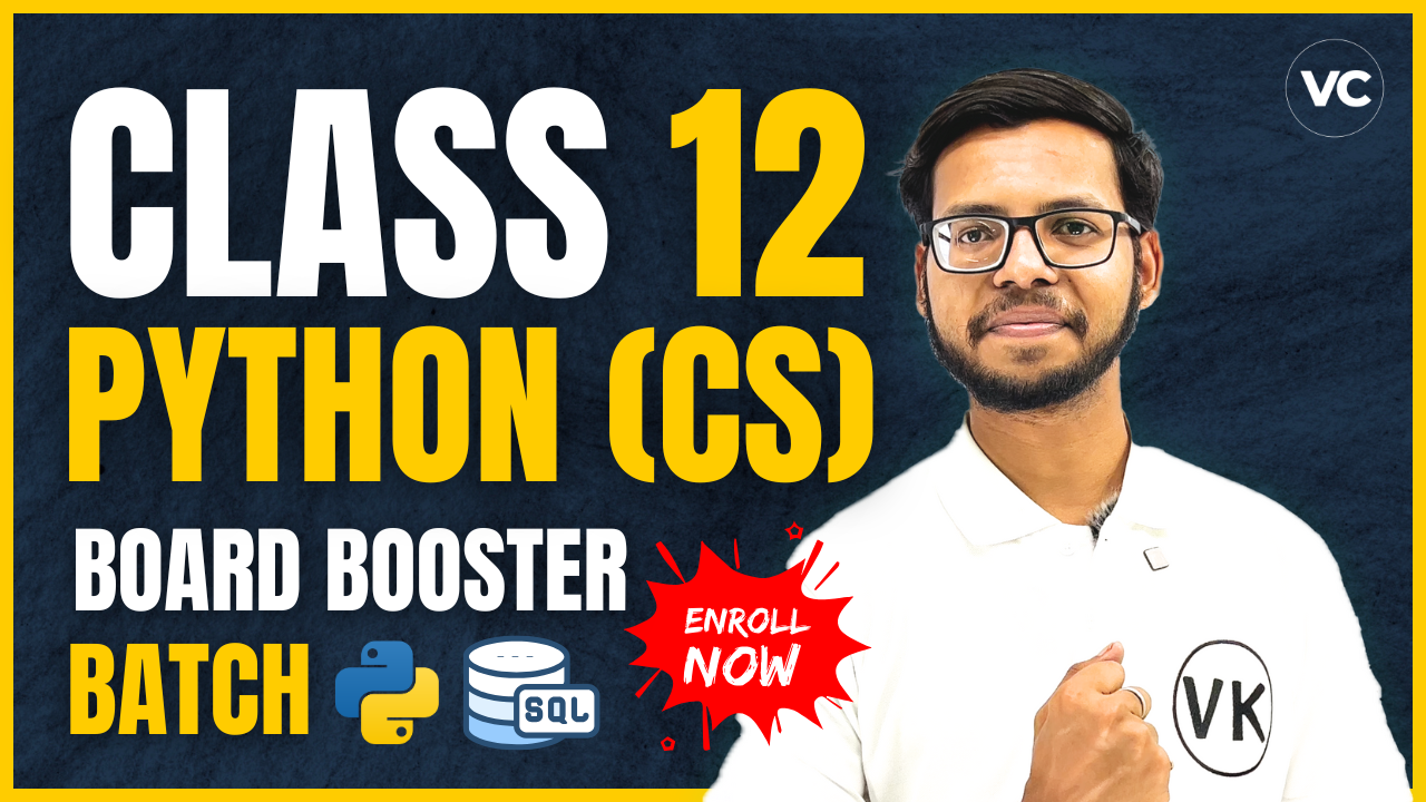 Class 12 Python Board Booster Batch