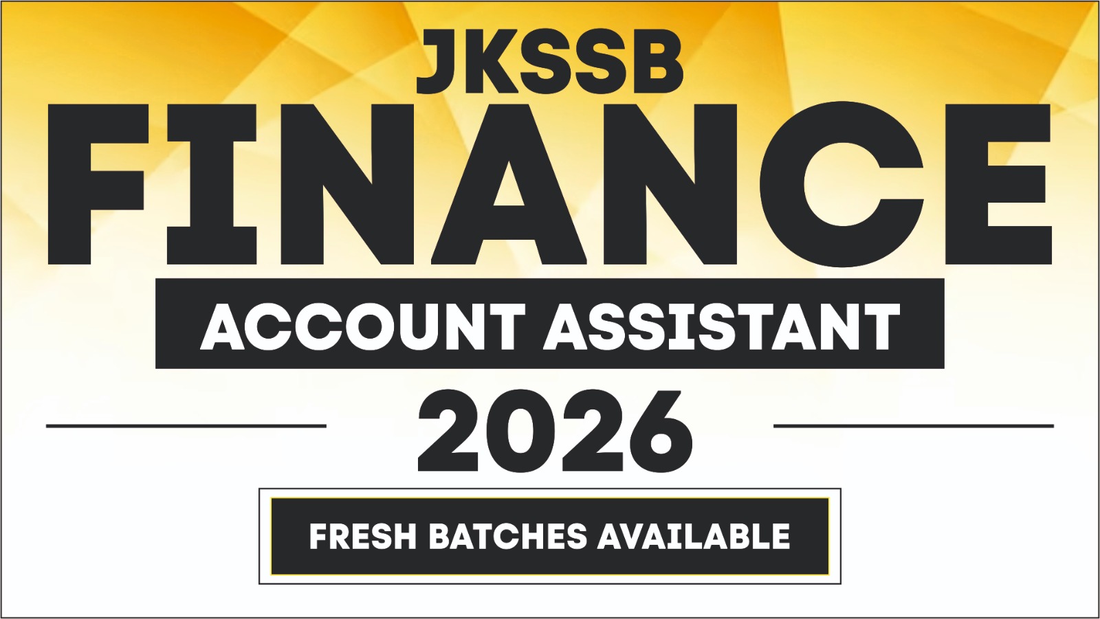FINANCE ACCOUNT ASSISTANT Live Batch  STARTS 1st DECEMBER II 600 POSTS