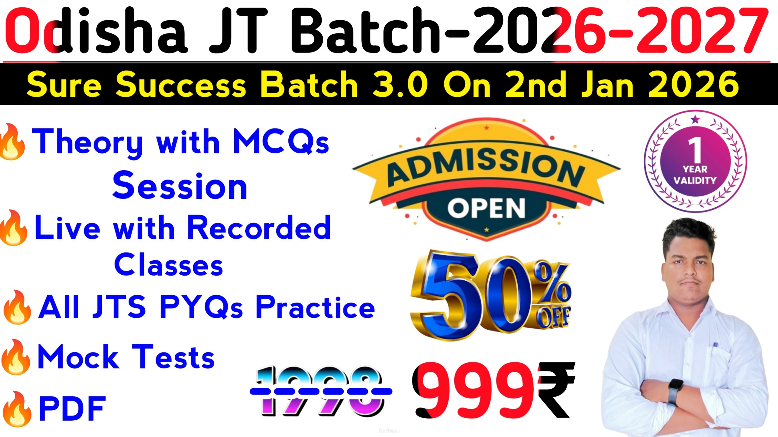 ODISHA JT BATCH 2026-2027