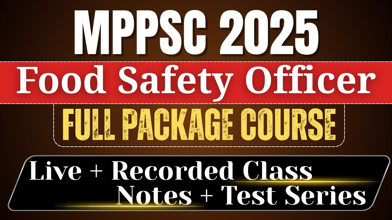 MPPSC Food Safety Officer