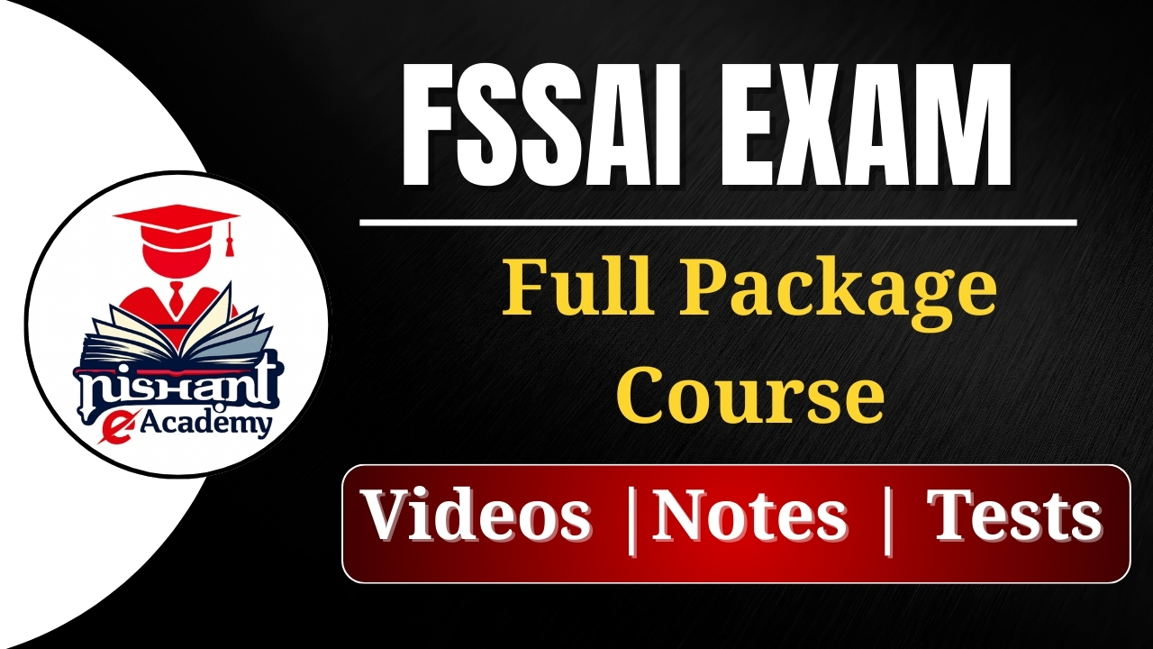 FSSAI Exam Full Package 2025