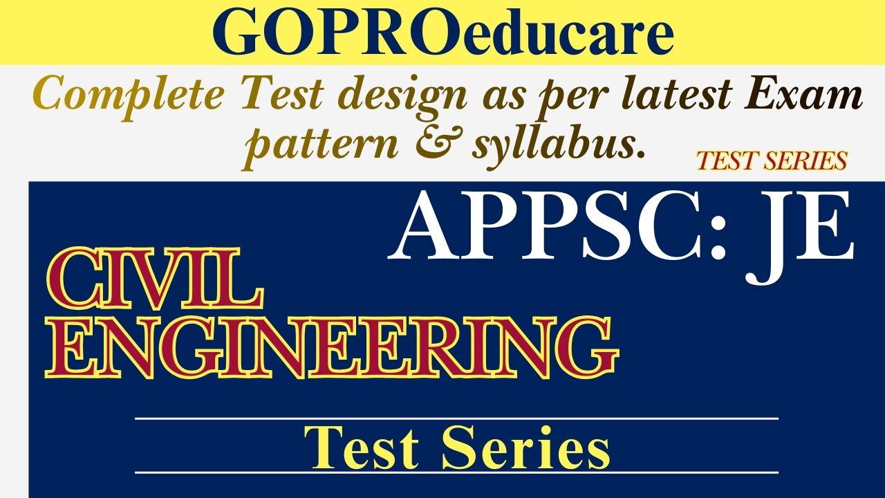 JE MOCK TEST CIVIL ENGINEERING
