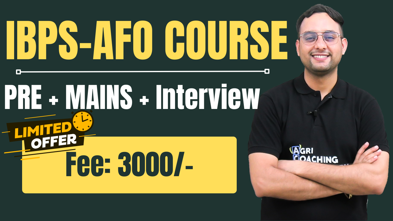 IBPS AFO (PRE + Mains+ Interview)