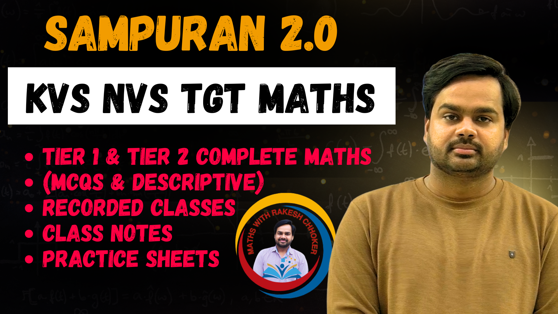 Sampuran 2.0 For KVS NVS TGT Maths 