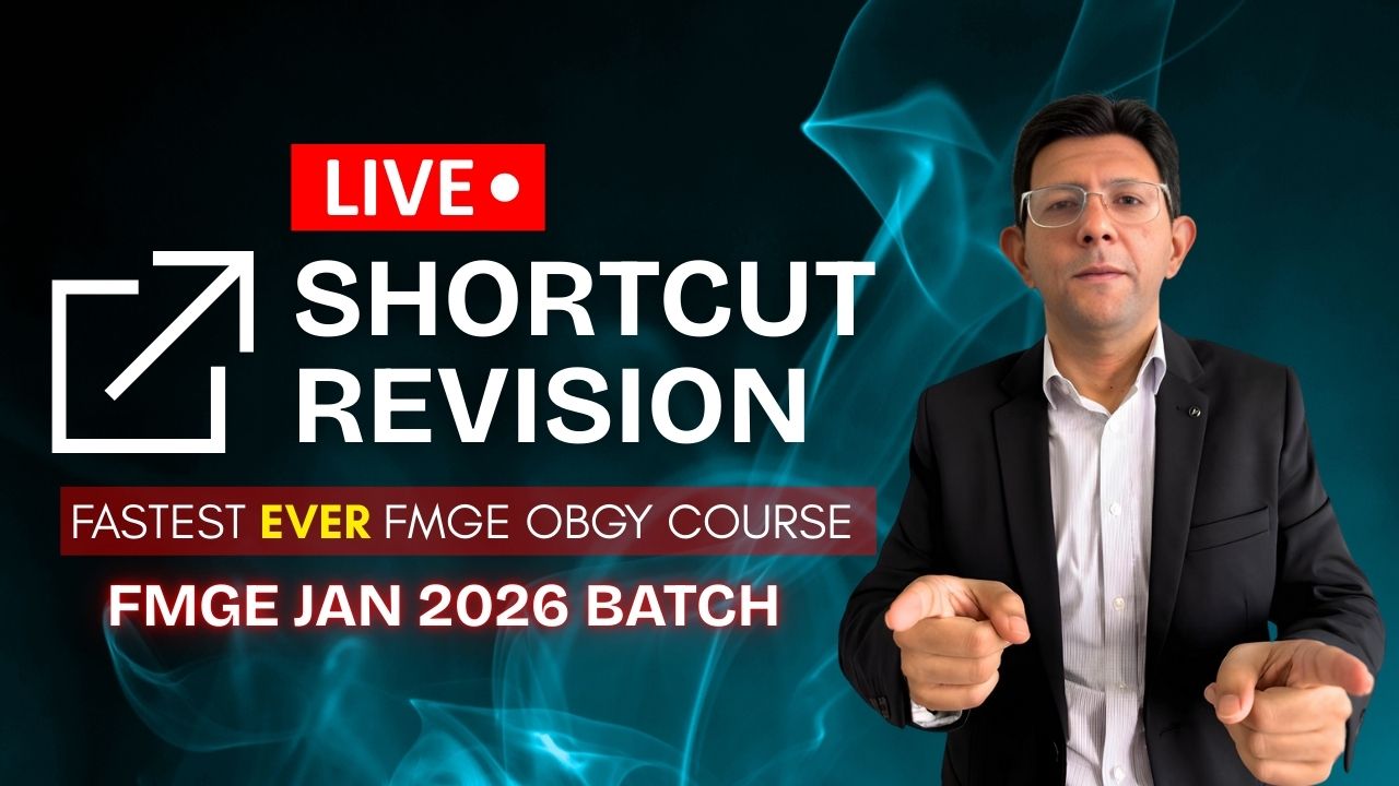 Shortcut Revision Live - FMGE Jan 2026