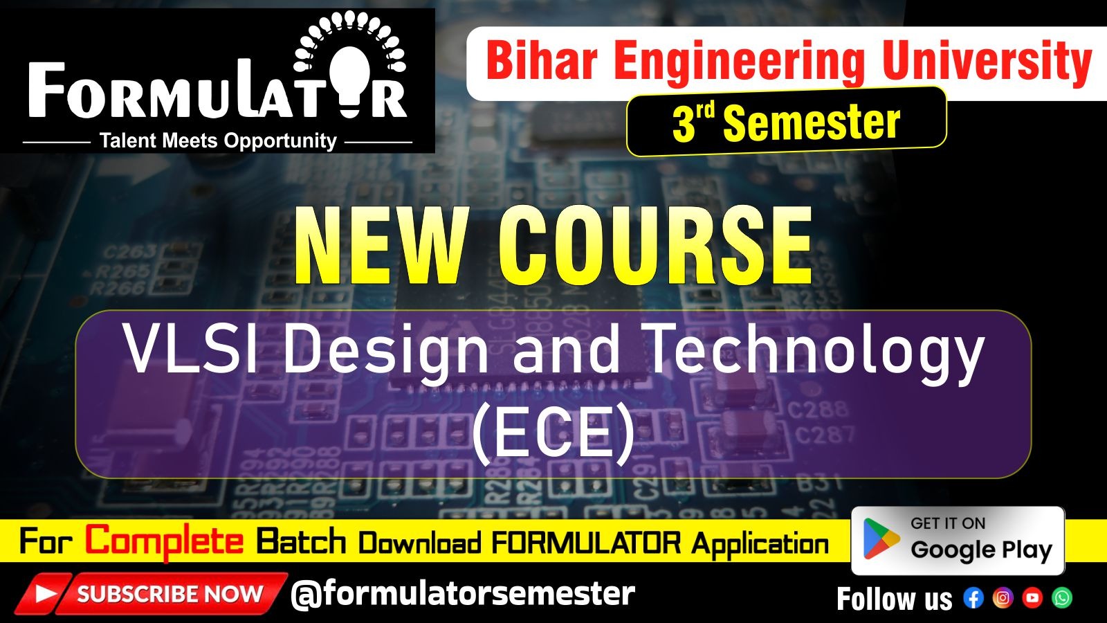  3rd Sem ECE (VLSI Design and Technology) Complete Course