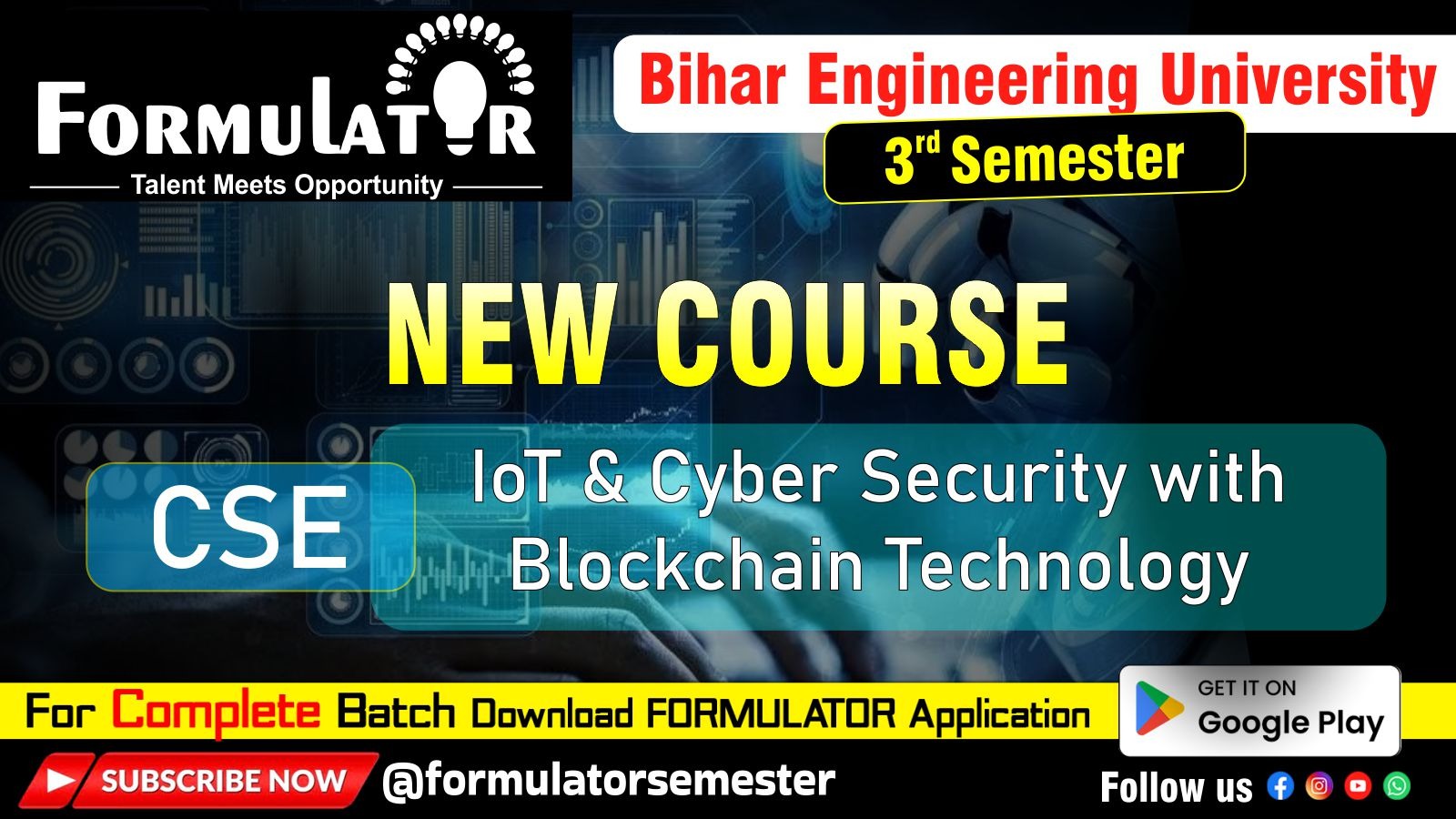 3rd Sem CSE (IoT & Cyber Security with Blockchain Technology) Complete Course