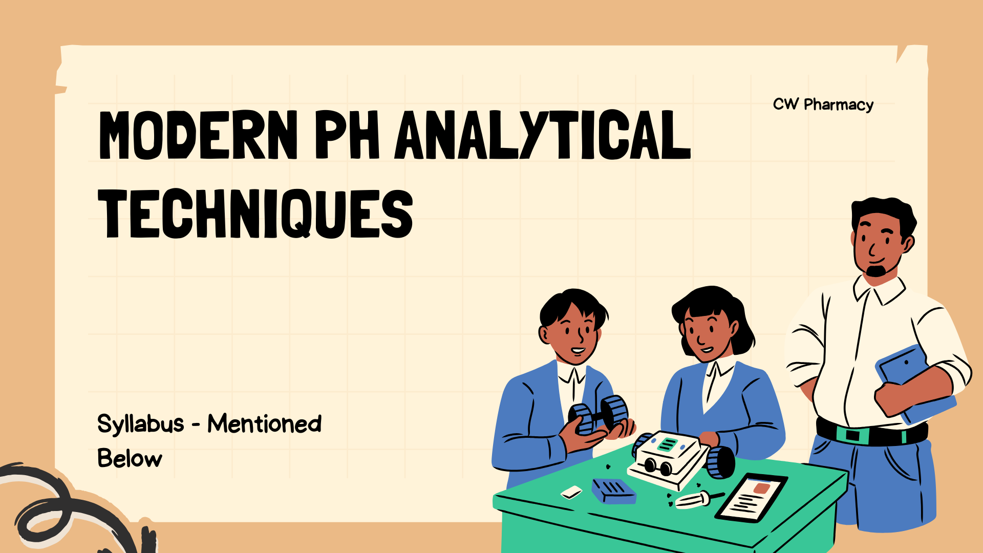 Modern Pharmaceutical Analytical Techniques