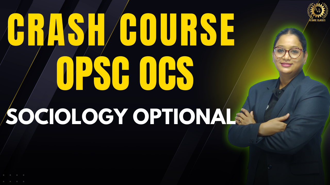 SOCIOLOGY OPTIONAL BATCH 2024 - 25