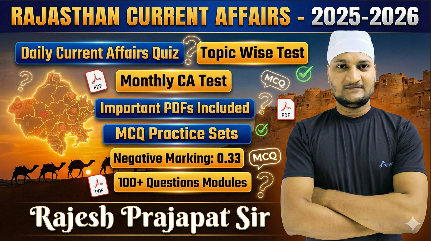 Rajasthan Current Affairs 2025-26