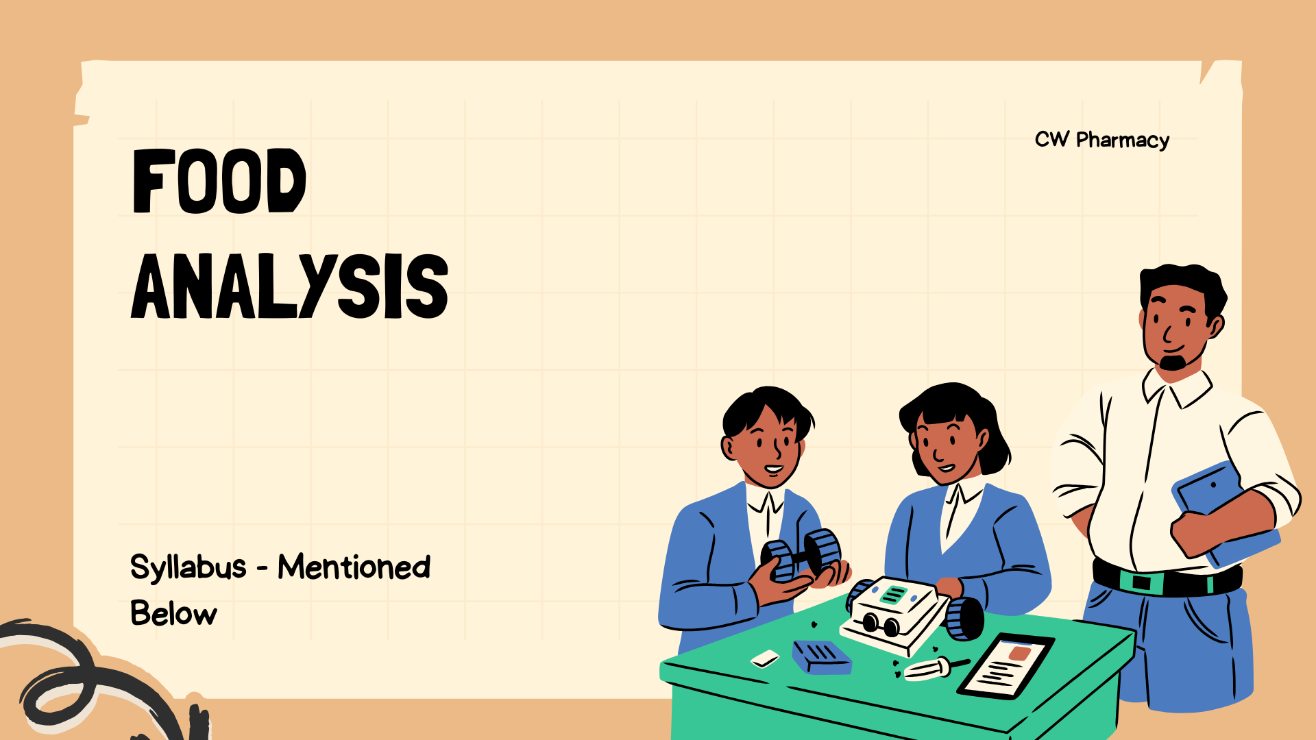 Pharmaceutical Food Analysis