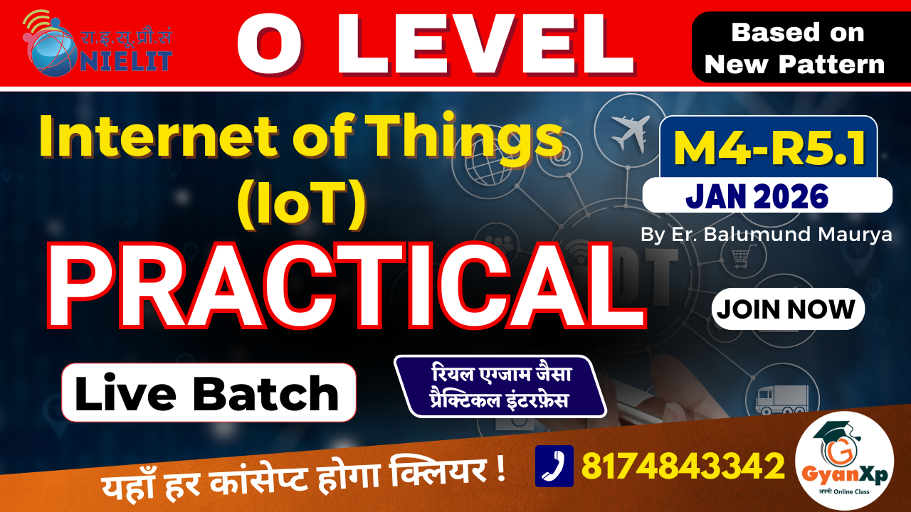 Internet Of Things (M4-R5.1) Practical Course JAN 2026