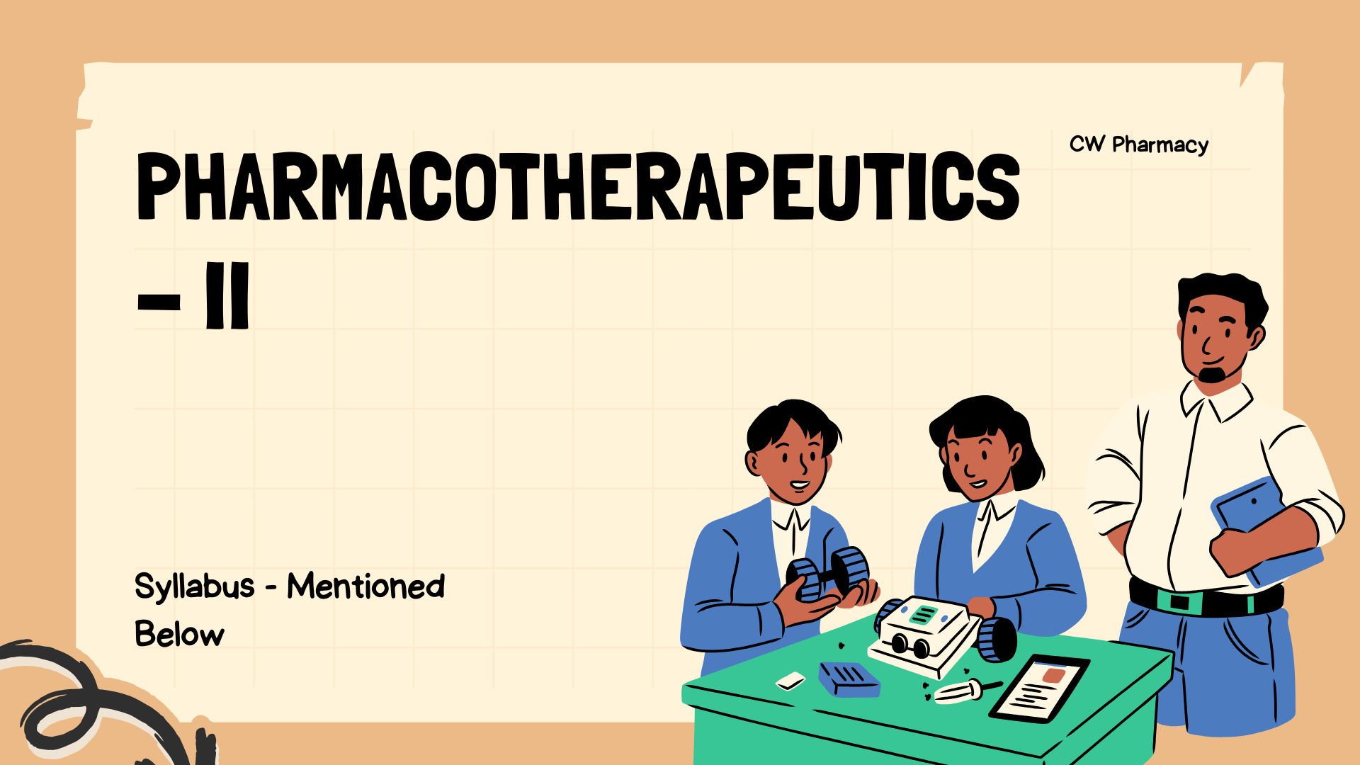 Pharmacotherapeutics II