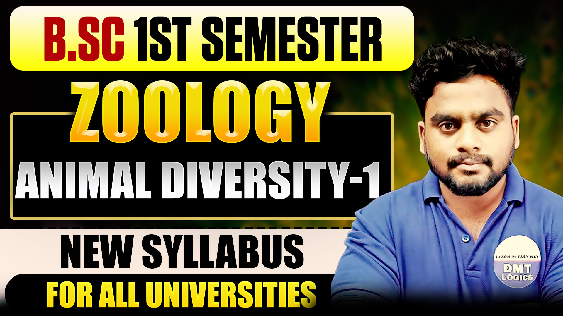 Animal Diversity - 1 ( Biology of Non Chordates )