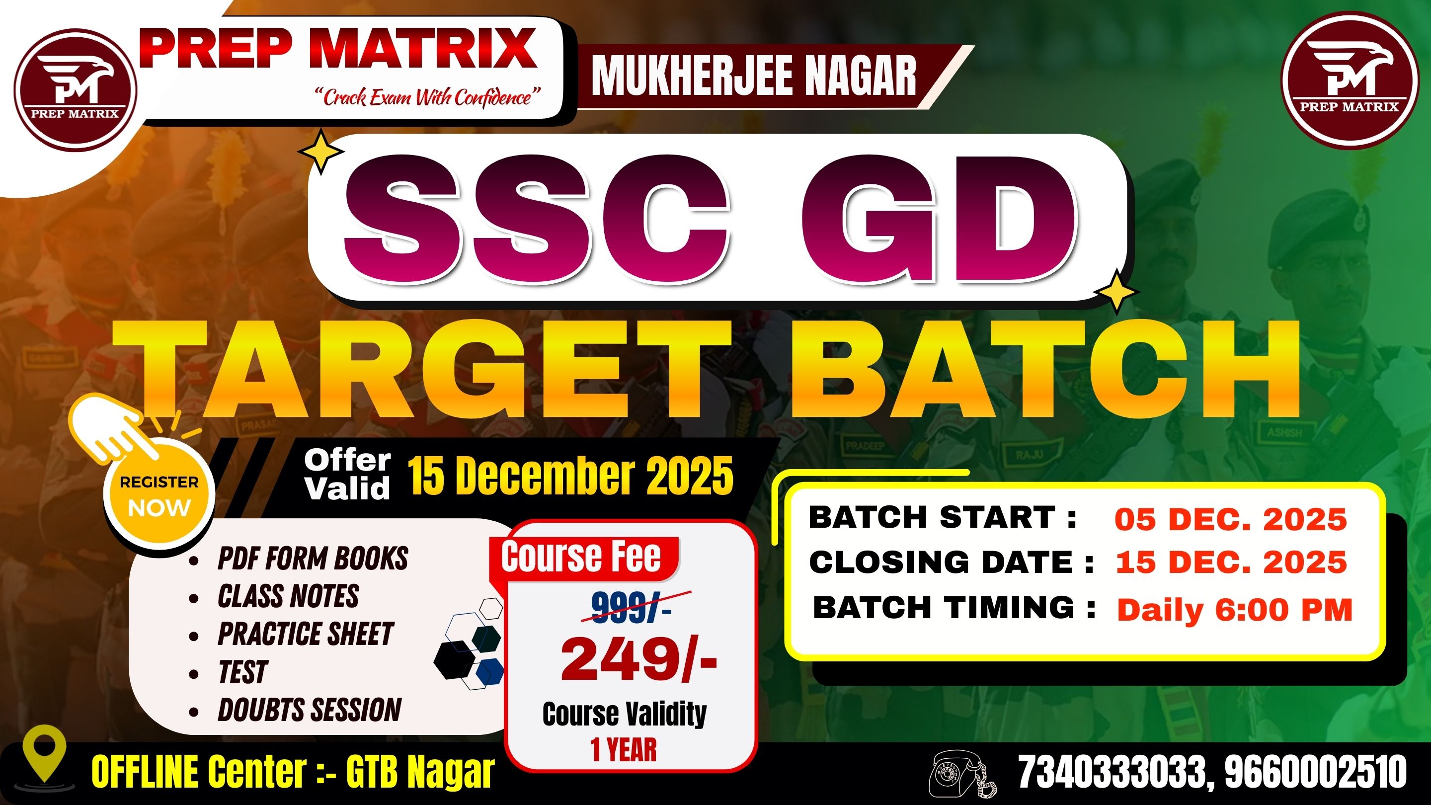 SSC-GD Target Batch