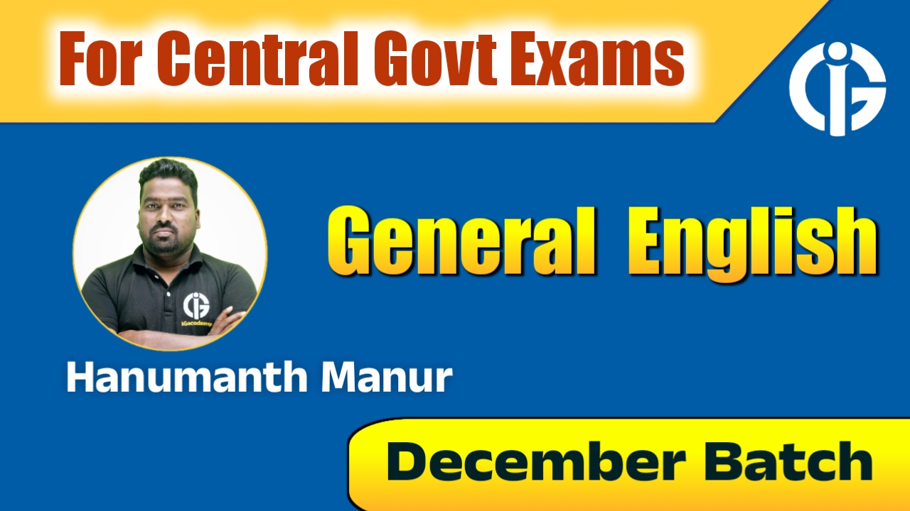 General English  - December Batch 
